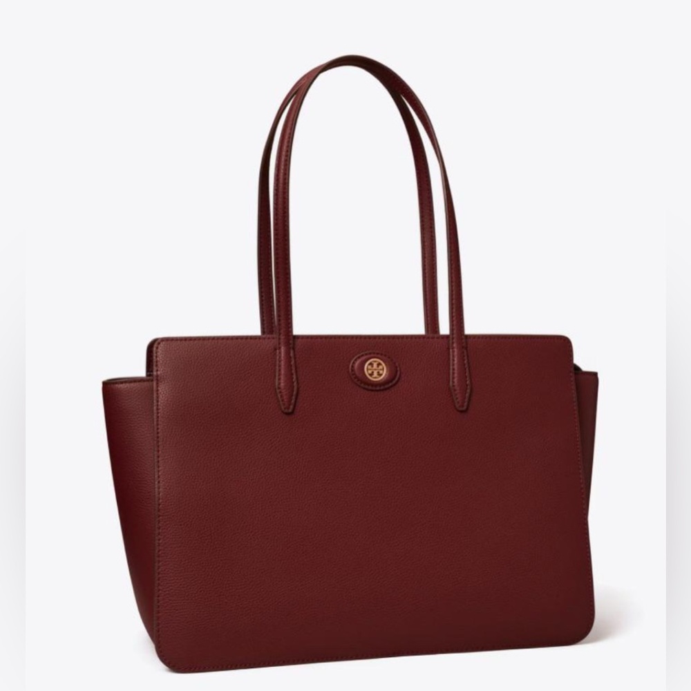 NWOT Tory Burch Robinson Tote in Claret